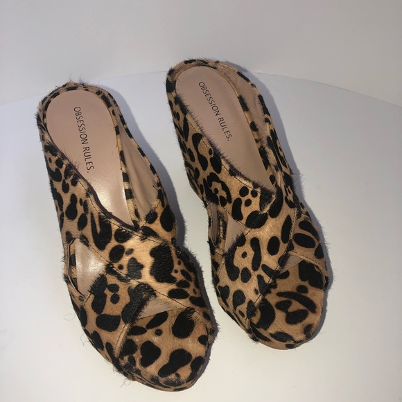 Obsession Rules Calf Hair Wedge - Picture 7 of 7